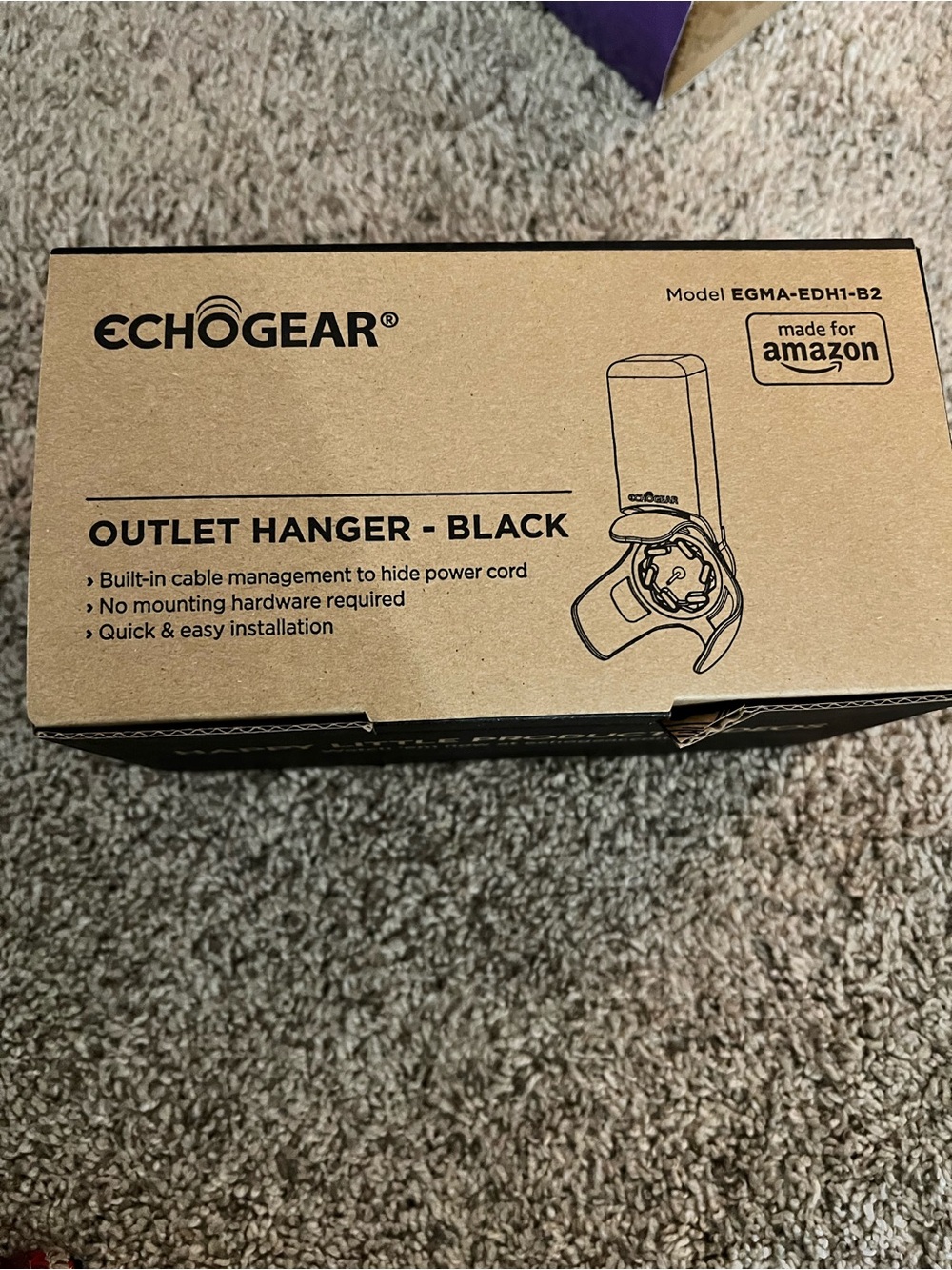 Echogear Outlet Hanger - Black